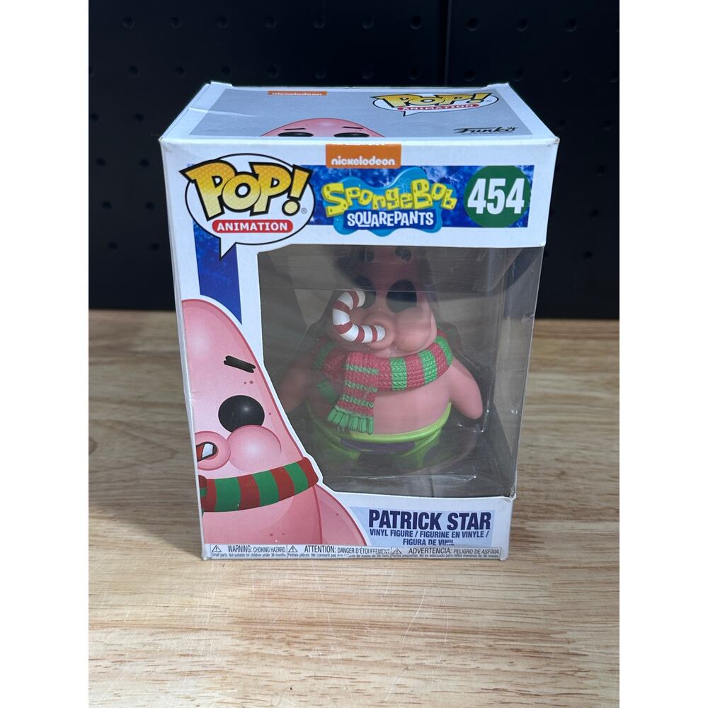 Funko Pop! Vinyl: Nickelodeon - Patrick Star (Santa Hat w/ Candy Can) #454